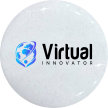 Circular Locator with Logo White - 25 pcs minimum